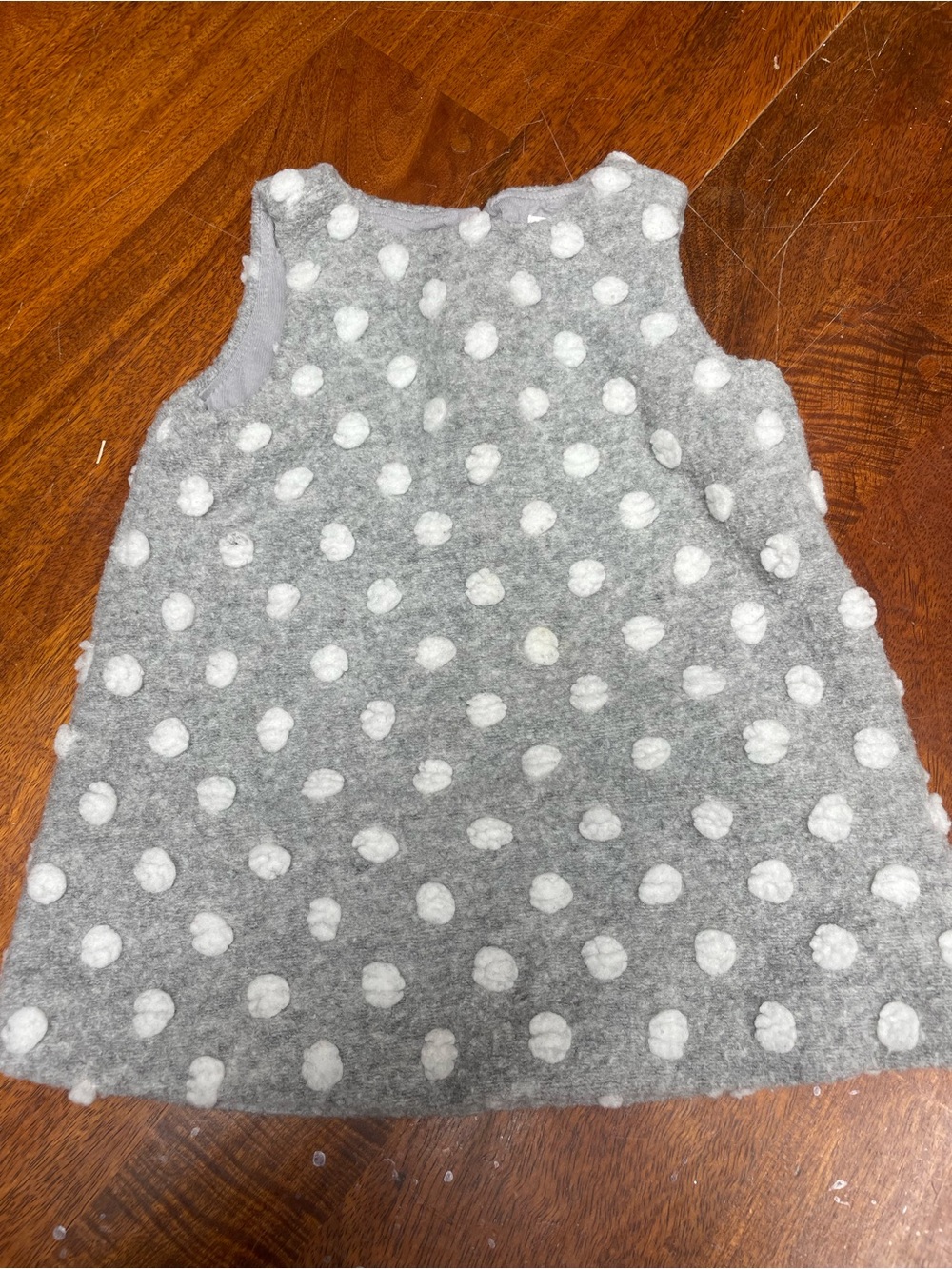 Gap polka dot textured dress size 6-12 months
